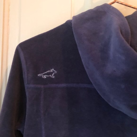 Horny Toad hooded zip up - cotton velour - Picture 3 of 6